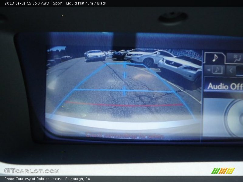 Liquid Platinum / Black 2013 Lexus GS 350 AWD F Sport