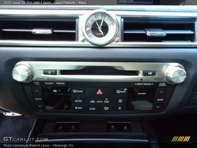 Liquid Platinum / Black 2013 Lexus GS 350 AWD F Sport
