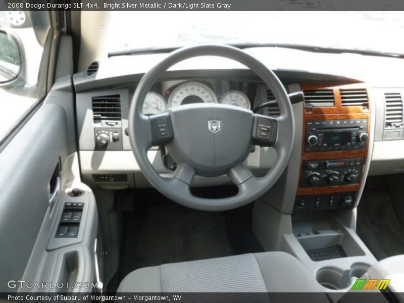 Bright Silver Metallic / Dark/Light Slate Gray 2008 Dodge Durango SLT 4x4