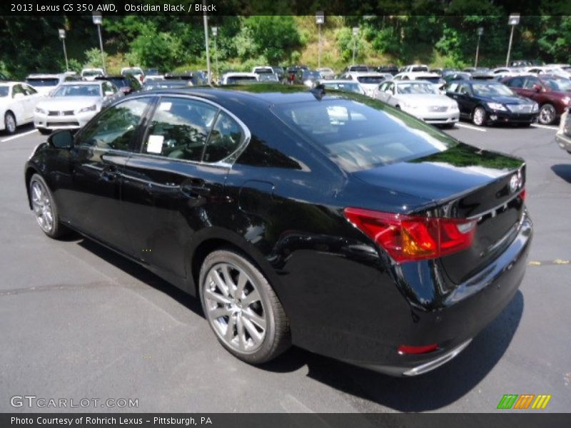 Obsidian Black / Black 2013 Lexus GS 350 AWD