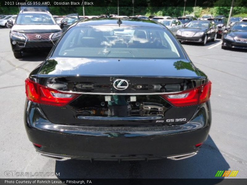 Obsidian Black / Black 2013 Lexus GS 350 AWD