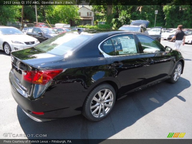 Obsidian Black / Black 2013 Lexus GS 350 AWD