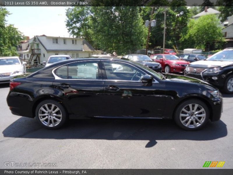 Obsidian Black / Black 2013 Lexus GS 350 AWD
