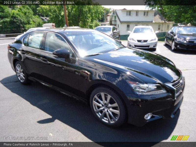 Obsidian Black / Black 2013 Lexus GS 350 AWD
