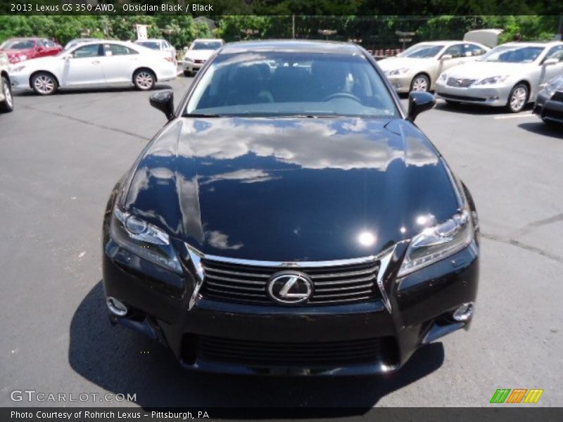 Obsidian Black / Black 2013 Lexus GS 350 AWD