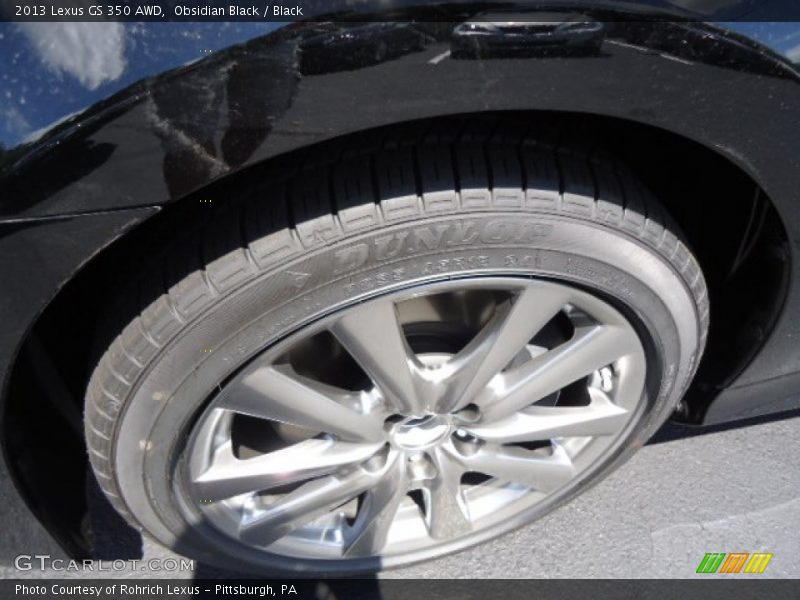 Obsidian Black / Black 2013 Lexus GS 350 AWD