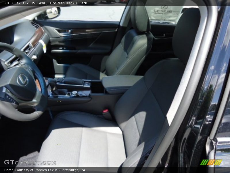 Obsidian Black / Black 2013 Lexus GS 350 AWD