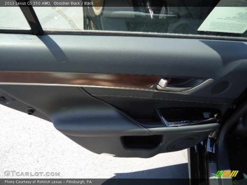Obsidian Black / Black 2013 Lexus GS 350 AWD