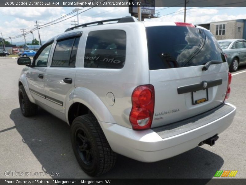 Bright Silver Metallic / Dark/Light Slate Gray 2008 Dodge Durango SLT 4x4