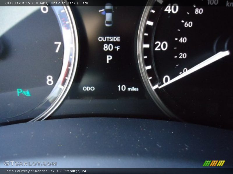 Obsidian Black / Black 2013 Lexus GS 350 AWD