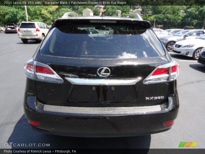 Stargazer Black / Parchment/Espresso Birds Eye Maple 2013 Lexus RX 350 AWD