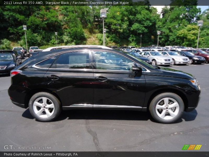 Stargazer Black / Parchment/Espresso Birds Eye Maple 2013 Lexus RX 350 AWD