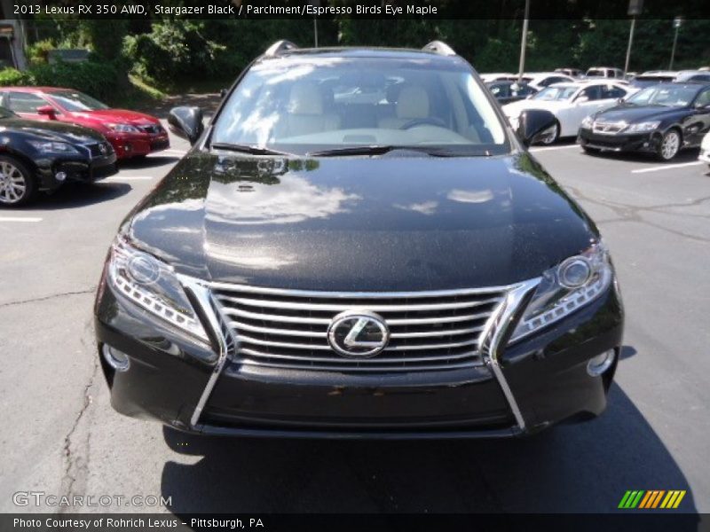 Stargazer Black / Parchment/Espresso Birds Eye Maple 2013 Lexus RX 350 AWD