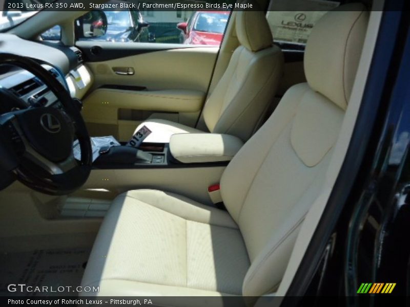 Stargazer Black / Parchment/Espresso Birds Eye Maple 2013 Lexus RX 350 AWD