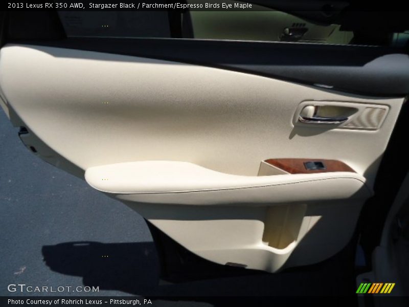 Stargazer Black / Parchment/Espresso Birds Eye Maple 2013 Lexus RX 350 AWD