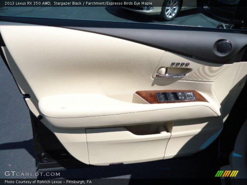 Stargazer Black / Parchment/Espresso Birds Eye Maple 2013 Lexus RX 350 AWD