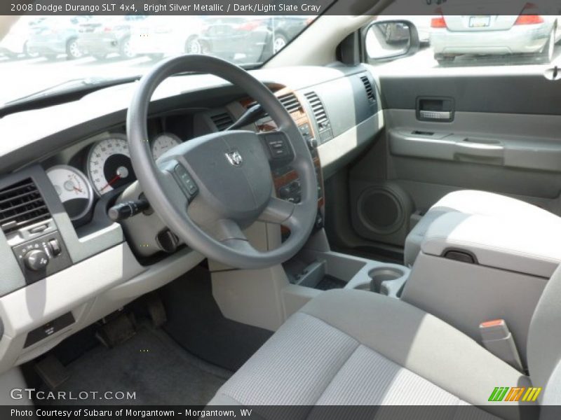 Bright Silver Metallic / Dark/Light Slate Gray 2008 Dodge Durango SLT 4x4