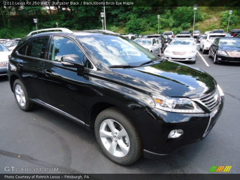 Stargazer Black / Black/Ebony Birds Eye Maple 2013 Lexus RX 350 AWD