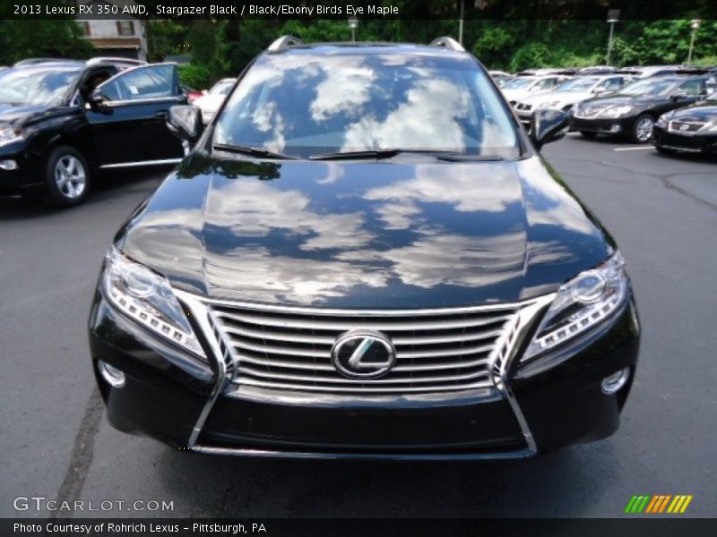 Stargazer Black / Black/Ebony Birds Eye Maple 2013 Lexus RX 350 AWD