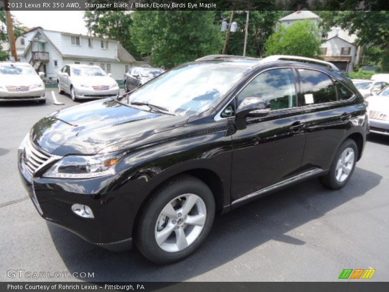 Stargazer Black / Black/Ebony Birds Eye Maple 2013 Lexus RX 350 AWD