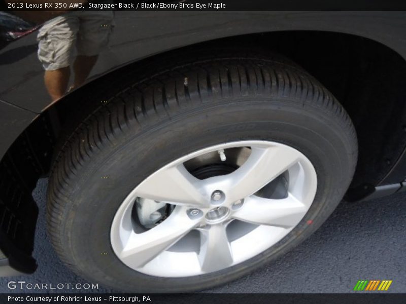 Stargazer Black / Black/Ebony Birds Eye Maple 2013 Lexus RX 350 AWD