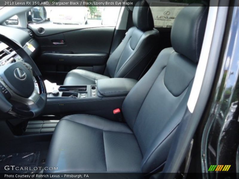 Stargazer Black / Black/Ebony Birds Eye Maple 2013 Lexus RX 350 AWD