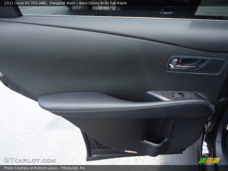 Stargazer Black / Black/Ebony Birds Eye Maple 2013 Lexus RX 350 AWD