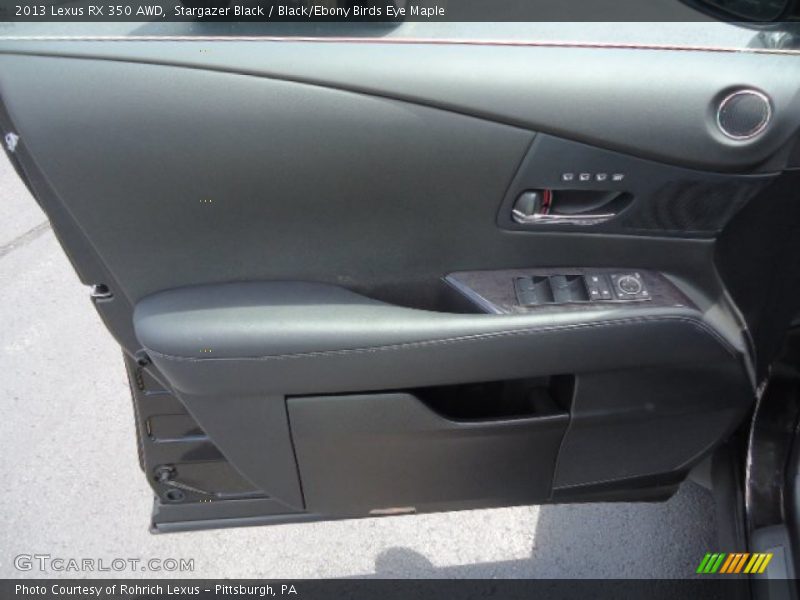 Stargazer Black / Black/Ebony Birds Eye Maple 2013 Lexus RX 350 AWD
