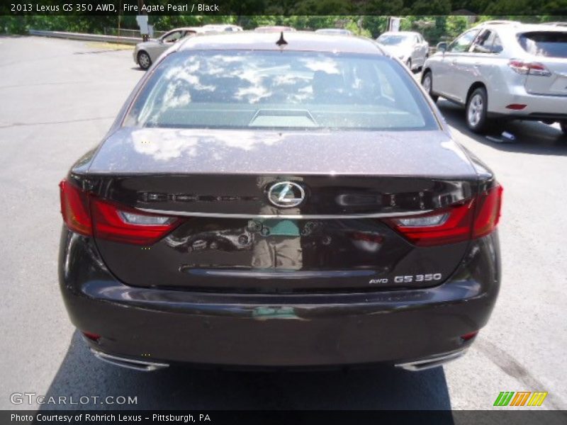 Fire Agate Pearl / Black 2013 Lexus GS 350 AWD