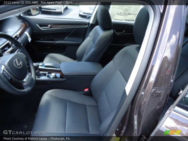 Fire Agate Pearl / Black 2013 Lexus GS 350 AWD