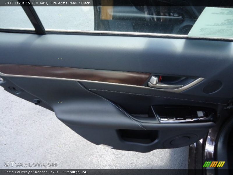 Fire Agate Pearl / Black 2013 Lexus GS 350 AWD