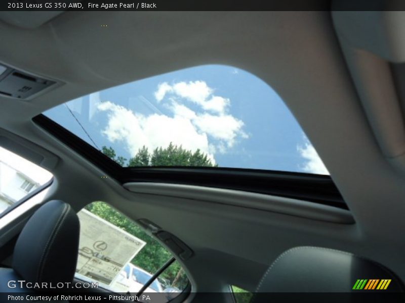 Fire Agate Pearl / Black 2013 Lexus GS 350 AWD