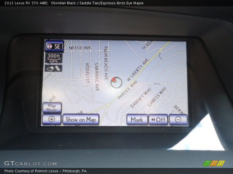 Obsidian Black / Saddle Tan/Espresso Birds Eye Maple 2013 Lexus RX 350 AWD