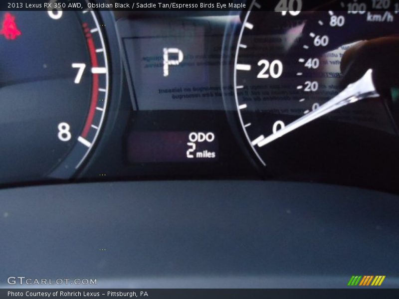 Obsidian Black / Saddle Tan/Espresso Birds Eye Maple 2013 Lexus RX 350 AWD
