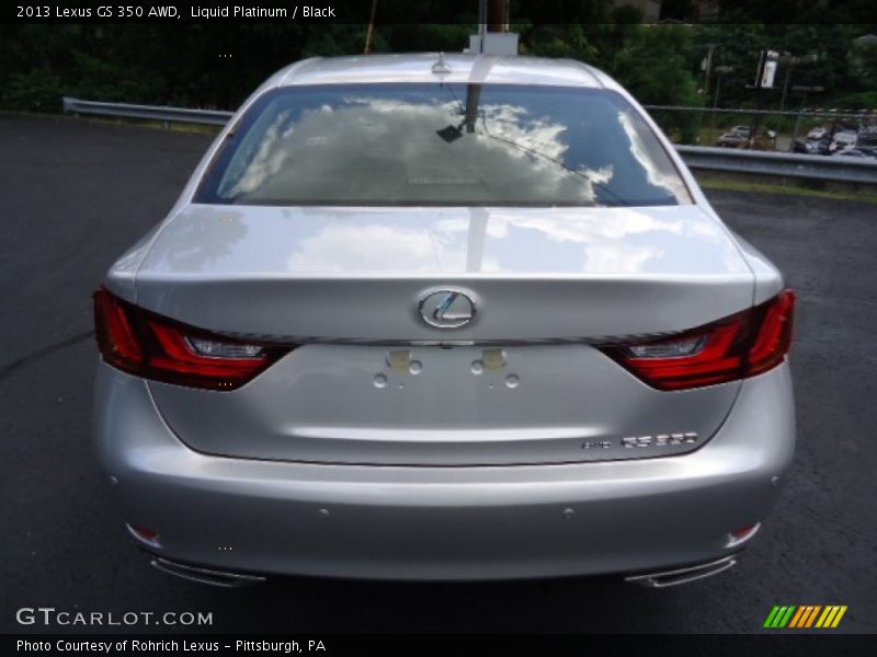 Liquid Platinum / Black 2013 Lexus GS 350 AWD