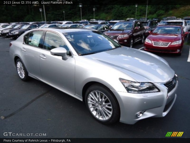 Liquid Platinum / Black 2013 Lexus GS 350 AWD