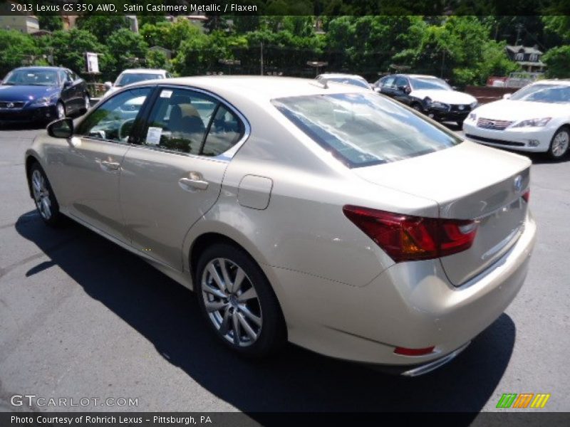 Satin Cashmere Metallic / Flaxen 2013 Lexus GS 350 AWD