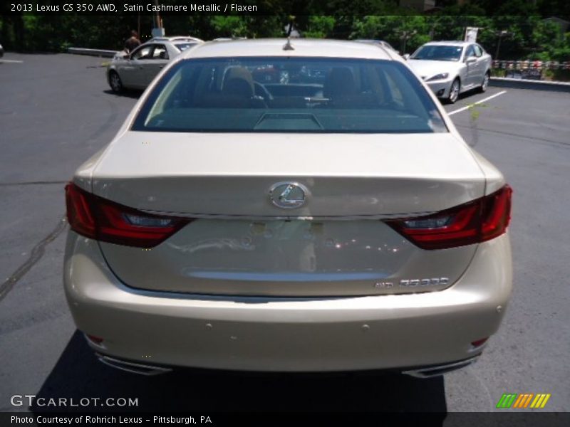 Satin Cashmere Metallic / Flaxen 2013 Lexus GS 350 AWD