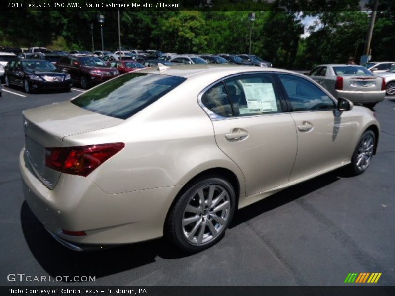 Satin Cashmere Metallic / Flaxen 2013 Lexus GS 350 AWD