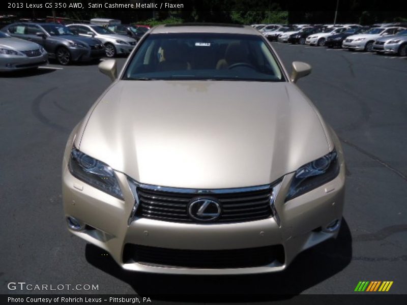 Satin Cashmere Metallic / Flaxen 2013 Lexus GS 350 AWD