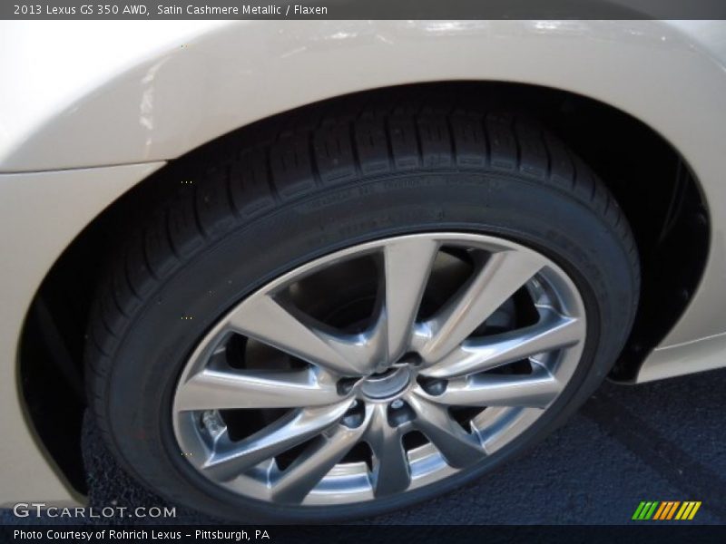 Satin Cashmere Metallic / Flaxen 2013 Lexus GS 350 AWD