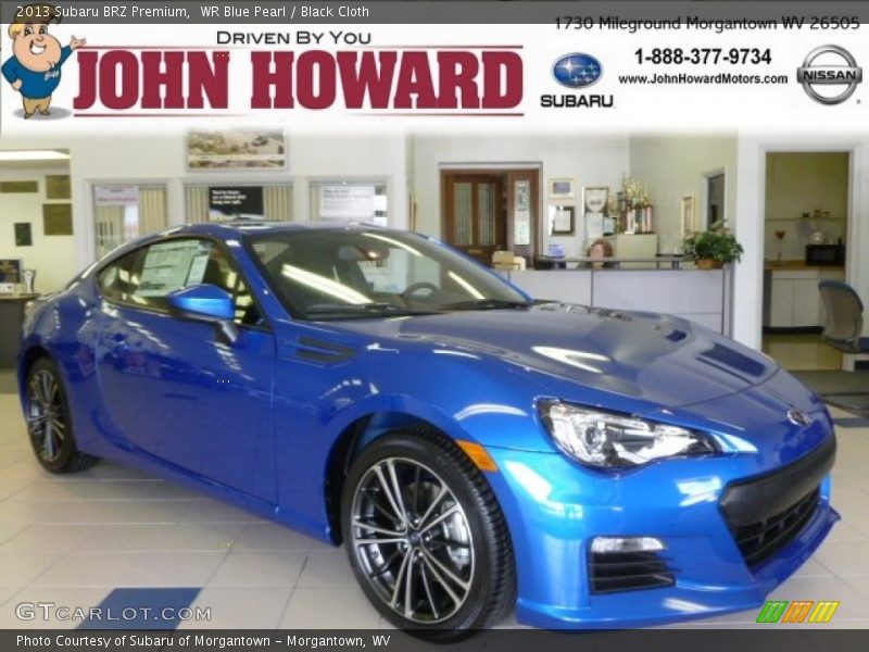 WR Blue Pearl / Black Cloth 2013 Subaru BRZ Premium