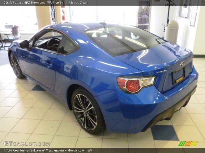 WR Blue Pearl / Black Cloth 2013 Subaru BRZ Premium