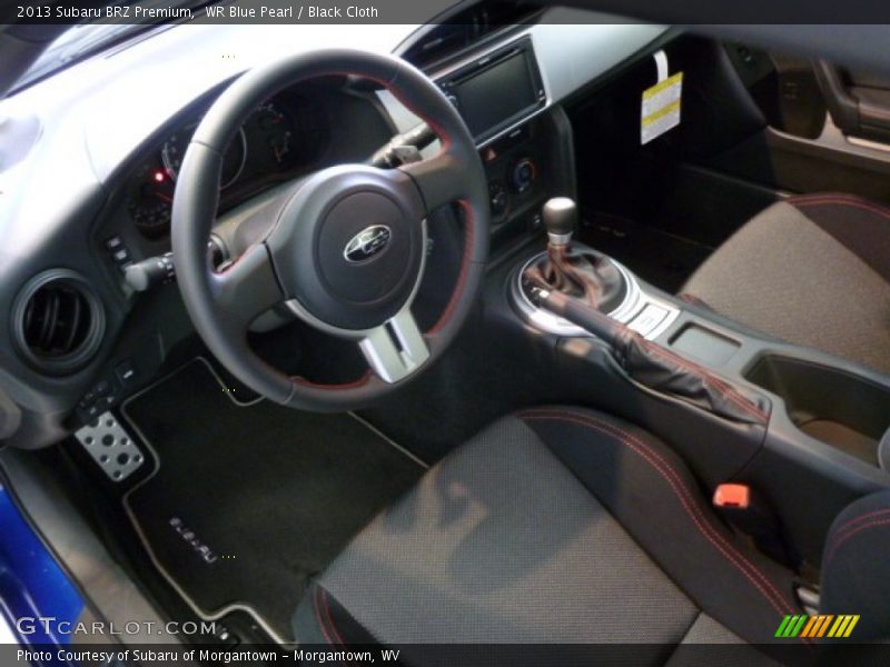 Front Seat of 2013 BRZ Premium