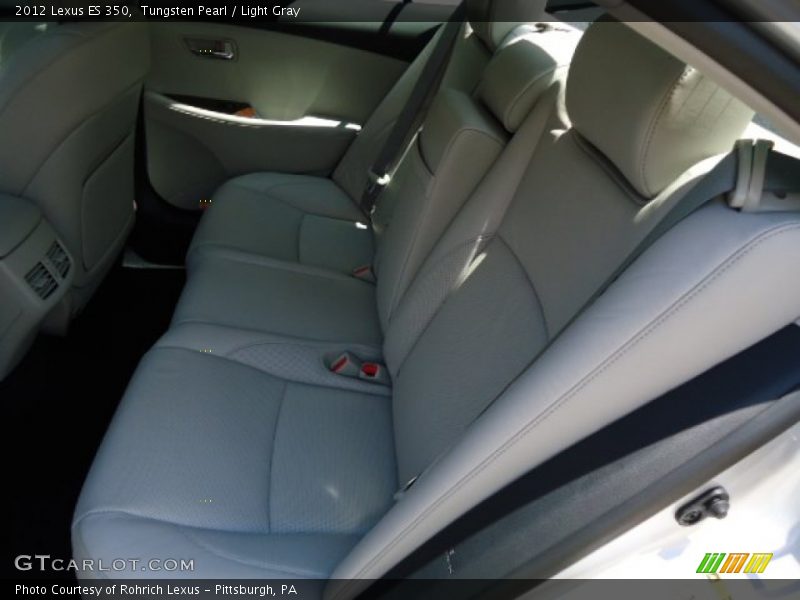 Tungsten Pearl / Light Gray 2012 Lexus ES 350