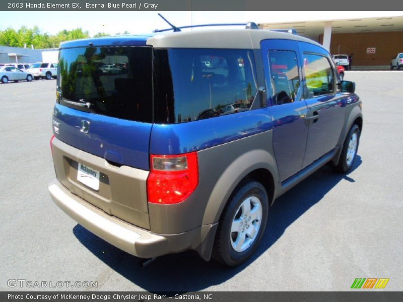 Eternal Blue Pearl / Gray 2003 Honda Element EX