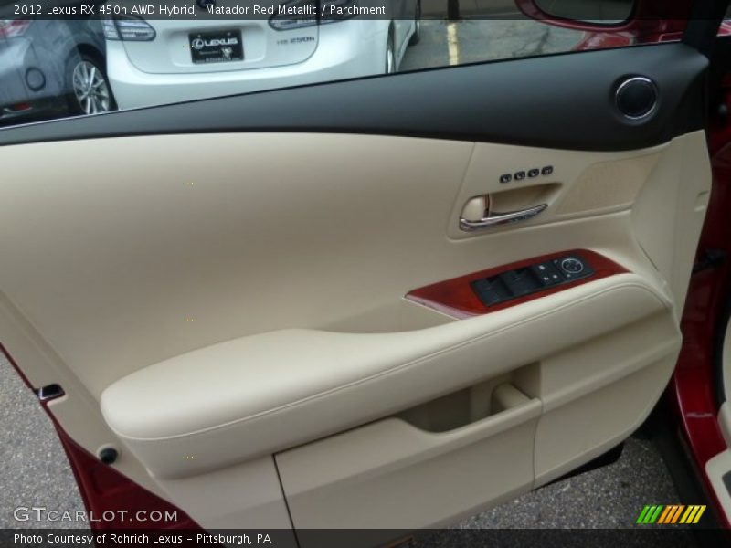Matador Red Metallic / Parchment 2012 Lexus RX 450h AWD Hybrid