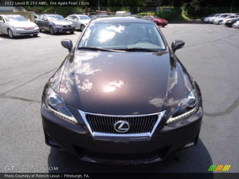 Fire Agate Pearl / Ecru 2012 Lexus IS 250 AWD