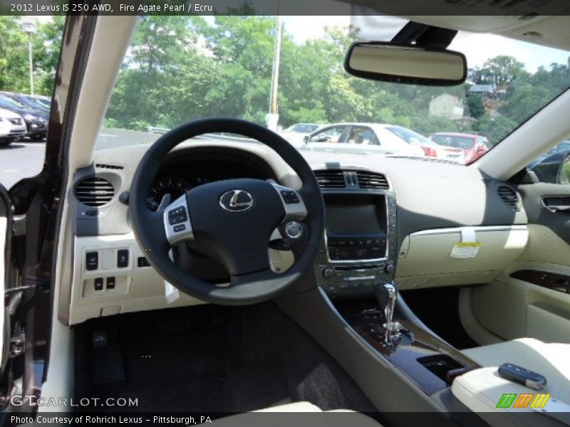 Fire Agate Pearl / Ecru 2012 Lexus IS 250 AWD