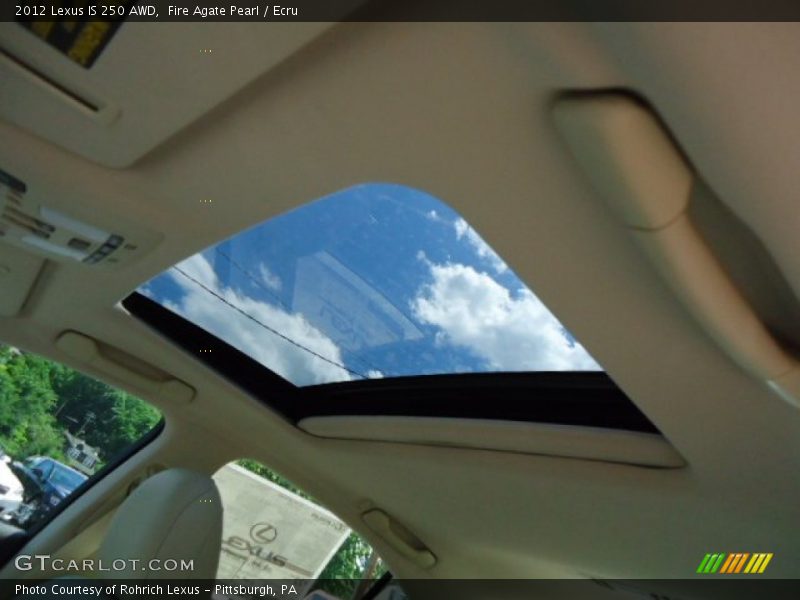 Fire Agate Pearl / Ecru 2012 Lexus IS 250 AWD